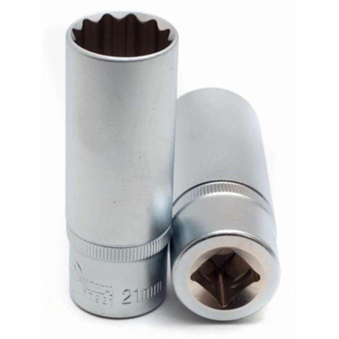 Головка торцевая "Сервис ключ" 77921, глубокая, 12 граней, 21мм