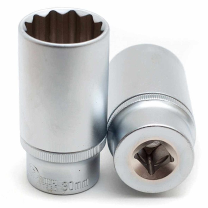 Головка торцевая "Сервис ключ" 77930, глубокая, 12 граней, 30мм