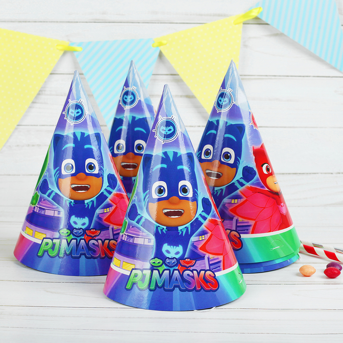 Набор колпаков (6 шт.), "Герои в масках"