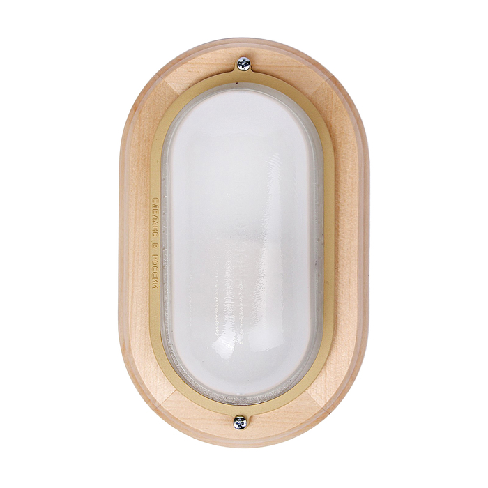 Светильник "ЭЛЕТЕХ" Терма 1401 НББ 03-60-021, 60 Вт, IP65, матовый, корпус дер. Липа