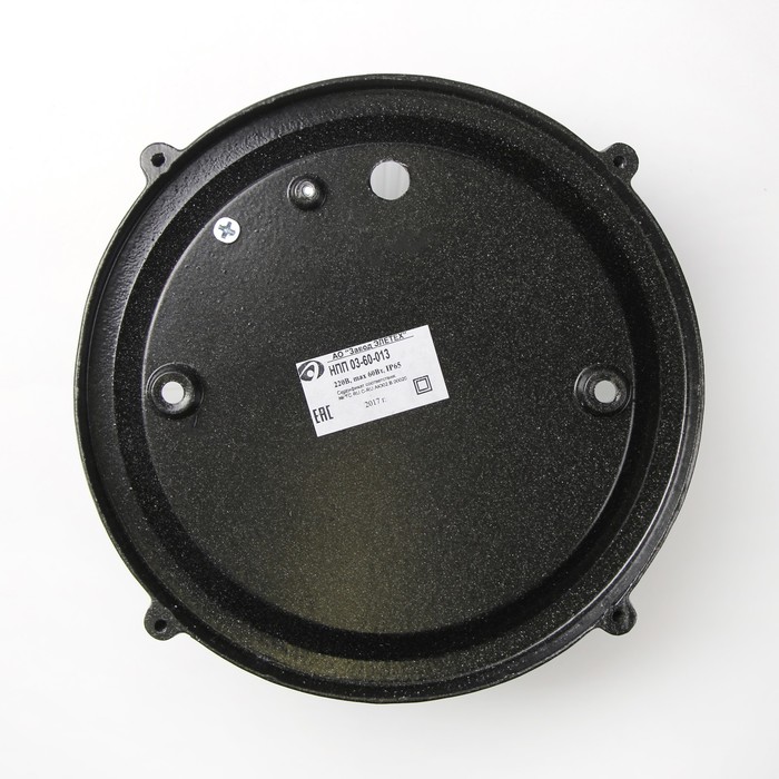 Светильник "ЭЛЕТЕХ" Банник 1301 НПП 03-60-013, 60 Вт, IP65, круг матовый, корпус черный