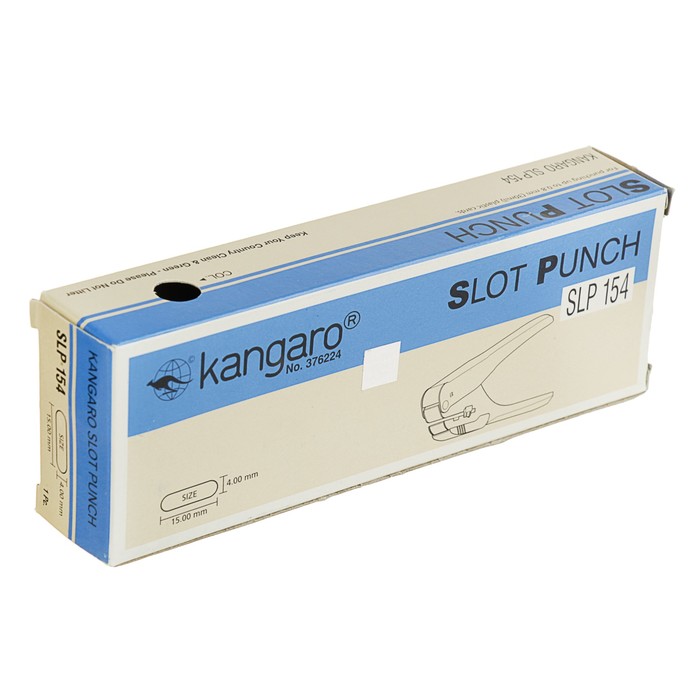 Дырокол перфоратор для бэйджей, металлический, черный