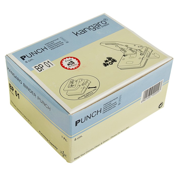 Дырокол для люверсов (заклепок) до 30 листов BP-01, металлический, синий