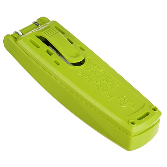 Степлер №24/6 и 26/6 до 12 листов Kangaro Poket-45C, зеленый