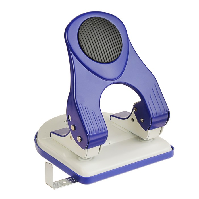 Дырокол до 40 листов Kangaro PERFO 40, стальной, с линейкой, микс