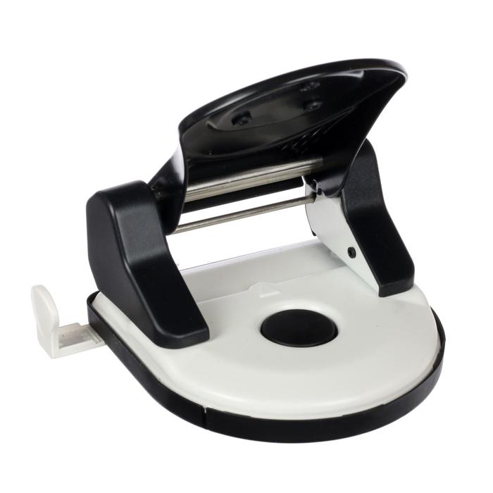 Дырокол до 30 листов Kangaro PERFO 30, стальной, с линейкой, микс