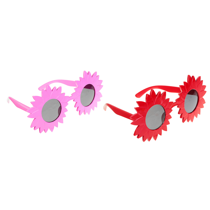 Карнавальные очки "Цветок", цвета МИКС