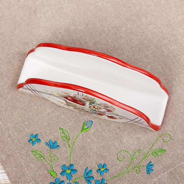 Салфетница "Ромашки" 14,5x4,5x8 см