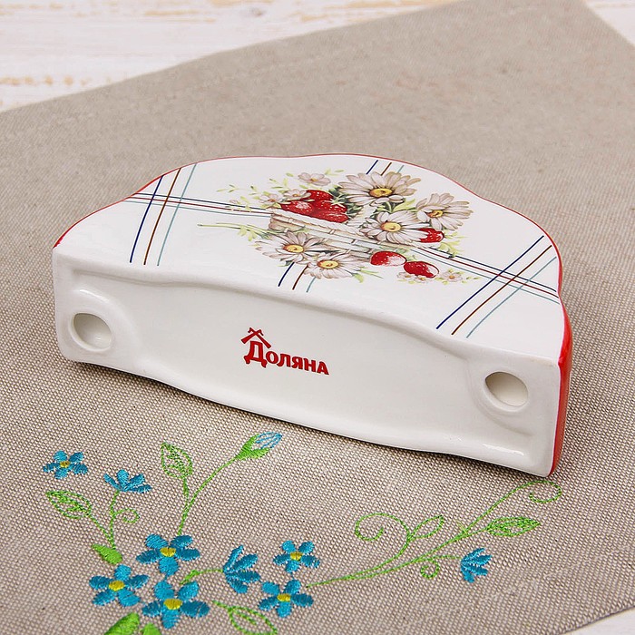 Салфетница "Ромашки" 14,5x4,5x8 см