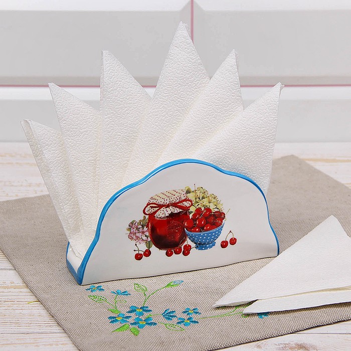 Салфетница "Вишневое варенье" 14,5x4,5x8 см