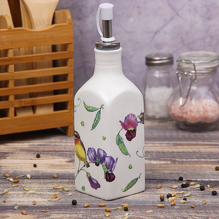 Бутыль для соуса и масла 200 мл "Зеленый сад"