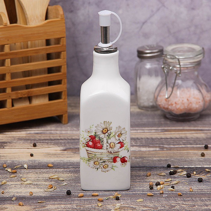 Бутыль для соуса и масла 200 мл "Ромашки"