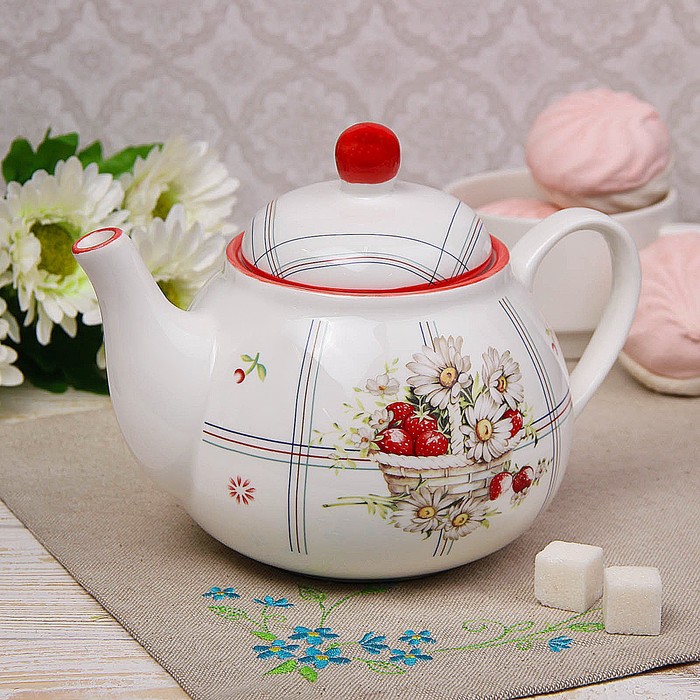 Чайник заварочный "Ромашки" 21х13,5х14 см