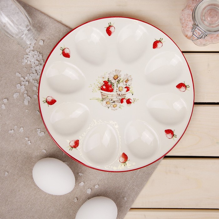 Подставка для яиц ""Ромашки" 20х2 см