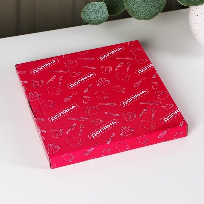 Блюдо круглое с соусником "Зеленый сад" 23х20х2 см