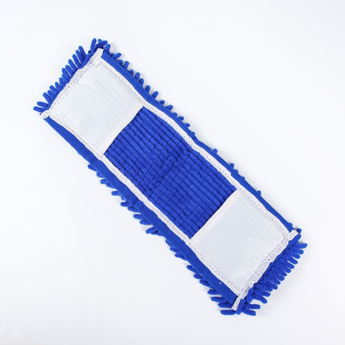 Насадка для плоской швабры, микрофибра 40х13 см букли цвет МИКС