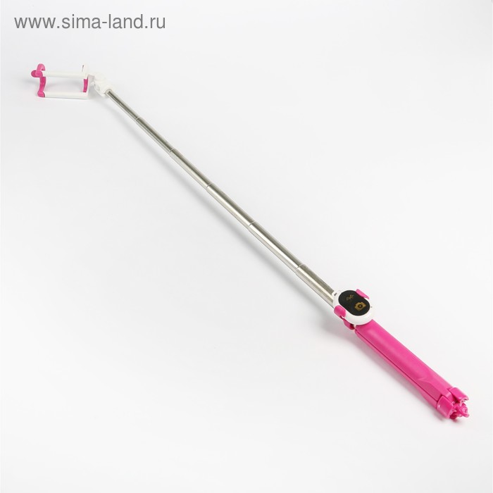 фото Монопод-тренога для селфи lnmd-100, беспроводной, пульт для селфи, розовый