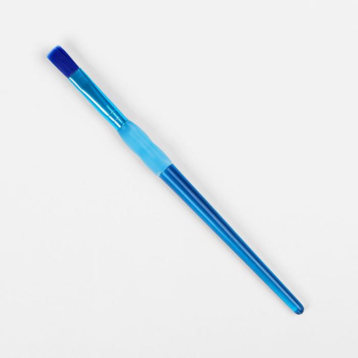 фото Набор кистей нейлон 5 штук, с цветными ручками, с резиновыми держателями calligrata