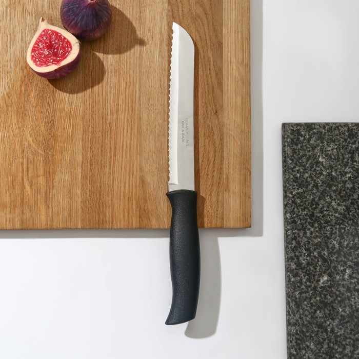 фото Нож кухонный tramontina athus, для хлеба, лезвие 17,5 см, сталь aisi 420