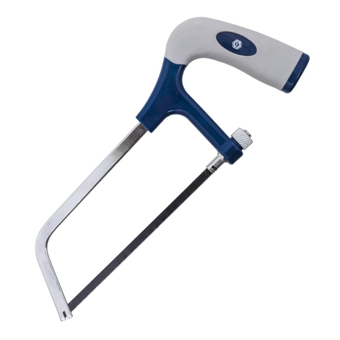 Ножовка "КОБАЛЬТ" 246-531 мини, 150мм, металл. корпус, полотно по алюм./пластику