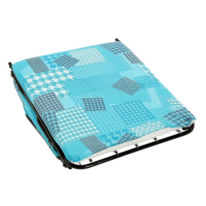 Раскладушка "Леванте" мягкая/лист пор, 196*65*27 см, б40 МИКС