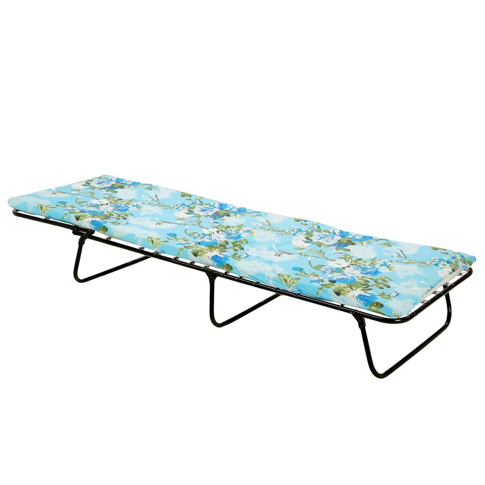 Раскладушка "Леванте" мягкая/лист пор, 196*65*27 см, б40 МИКС