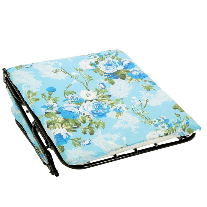 Раскладушка "Леванте" мягкая/лист пор, 196*65*27 см, б40 МИКС