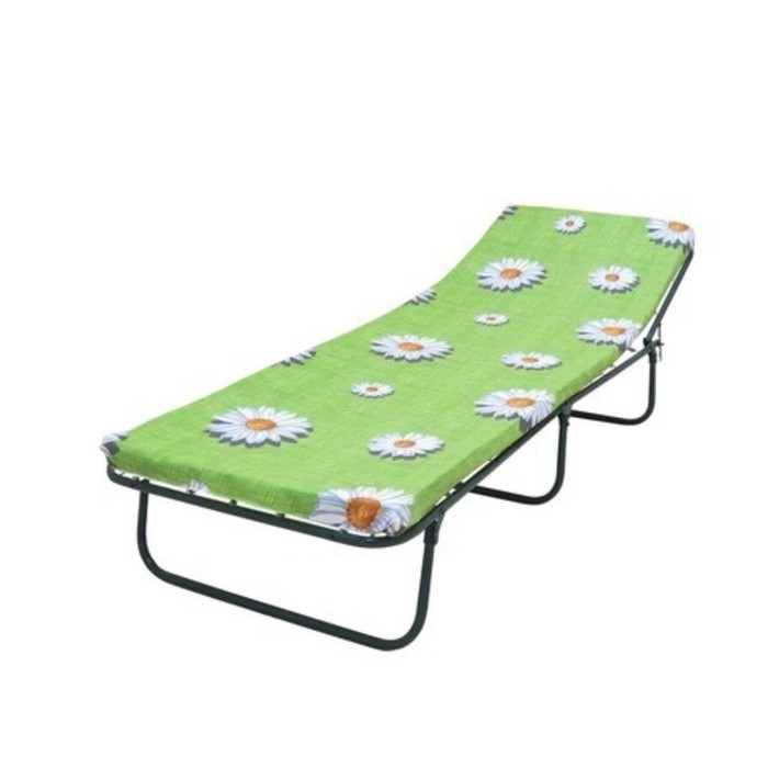 Раскладушка "Леванте" мягкая/лист пор, 196*65*27 см, б40 МИКС