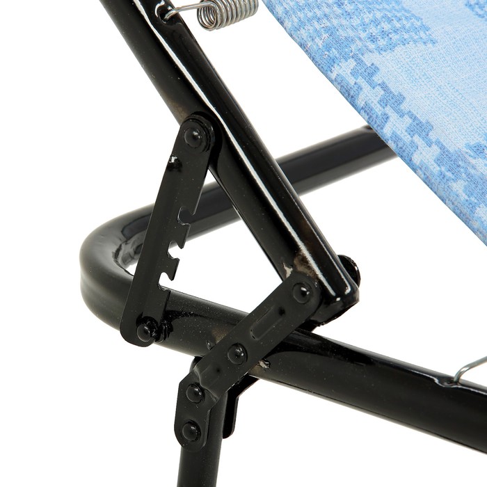 Раскладушка "Севилья" жесткая, 197*74*34 см, NEW МИКС