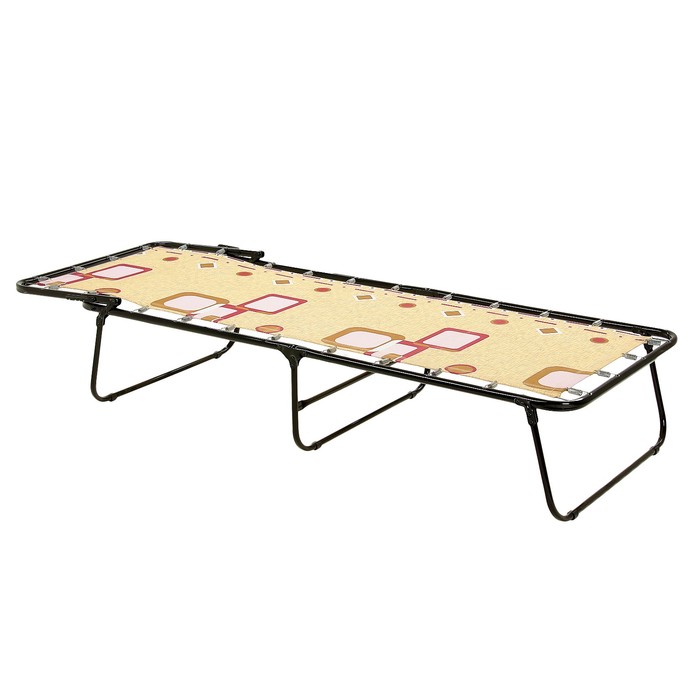 Раскладушка "Севилья" жесткая, 197*74*34 см, NEW МИКС