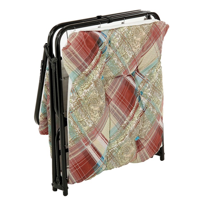 Раскладушка "Севилья" мягкая, 197*74*34 см, 60 мм МИКС