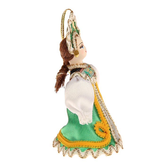 Сувенирная кукла подвесная "Марья-краса" 11 см, МИКС