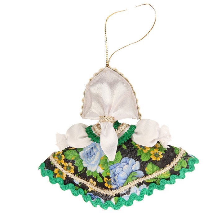 Сувенирная кукла подвесная "Плясунья" 12 см,