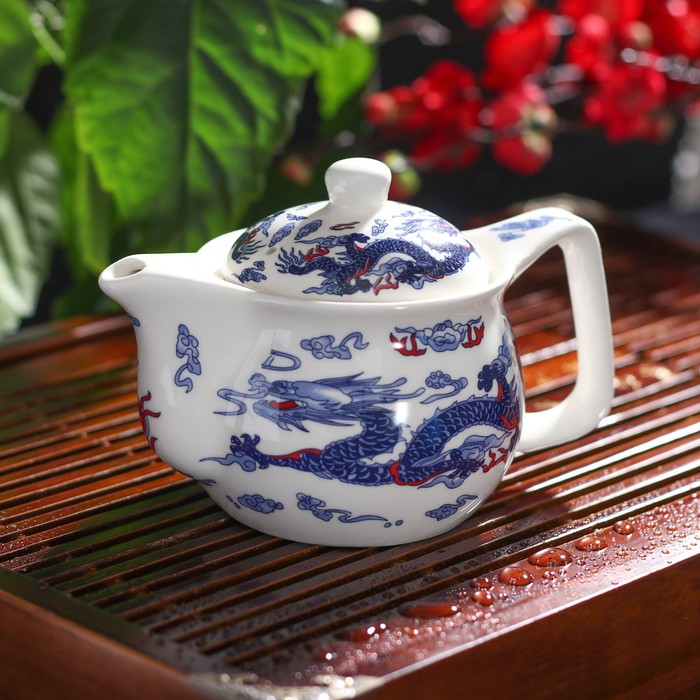 Чайник заварочный с металл ситом "Дракон" 200 мл, 15х9х9,5 см