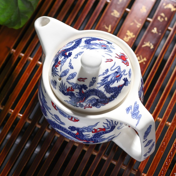 Чайник заварочный с металл ситом "Дракон" 200 мл, 15х9х9,5 см