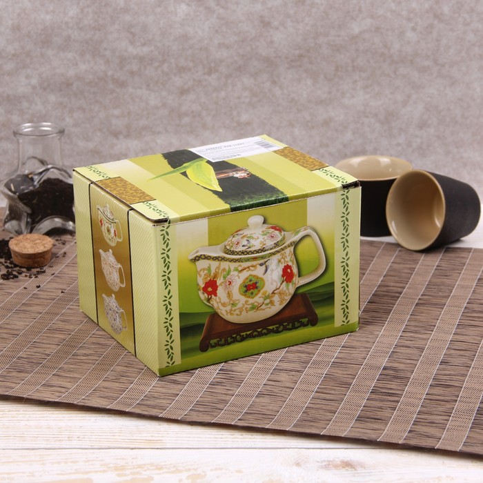 Чайник заварочный с металл ситом "Дракон" 200 мл, 15х9х9,5 см