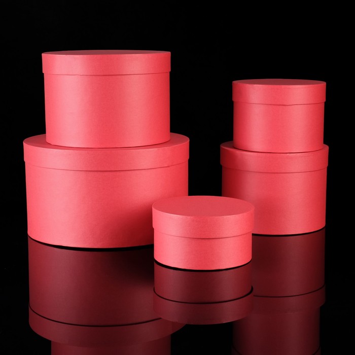 Набор коробок 5в1 "Вермиглион", 30 х 30 х 17 - 15 х 15 х 10 см