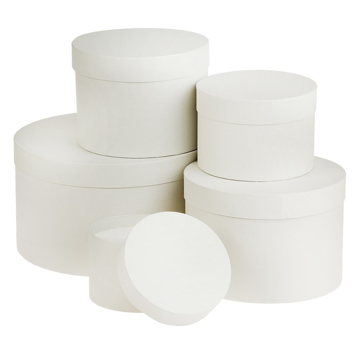 Набор коробок 5в1 "Перла", 30 х 30 х 17 - 15 х 15 х 10 см