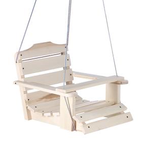 Кресло деревянное подвесное, сиденье 50×50см Ош