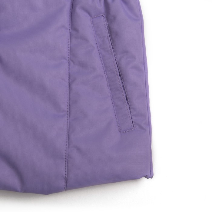 Куртка для девочки "Варенька", рост 80 (22) см, цвет сиреневый