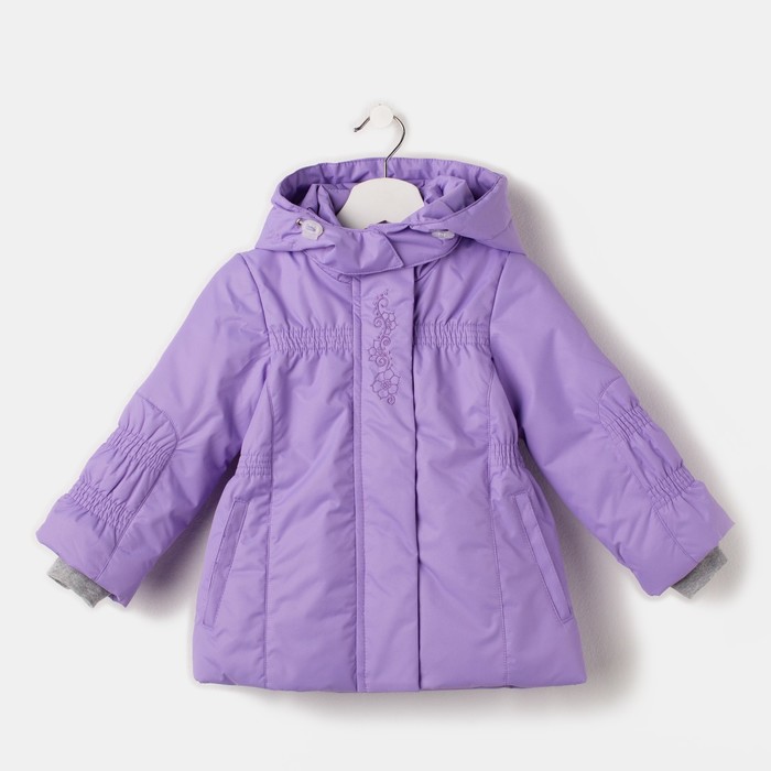 Куртка для девочки "Варенька", рост 86 (24) см, цвет сиреневый