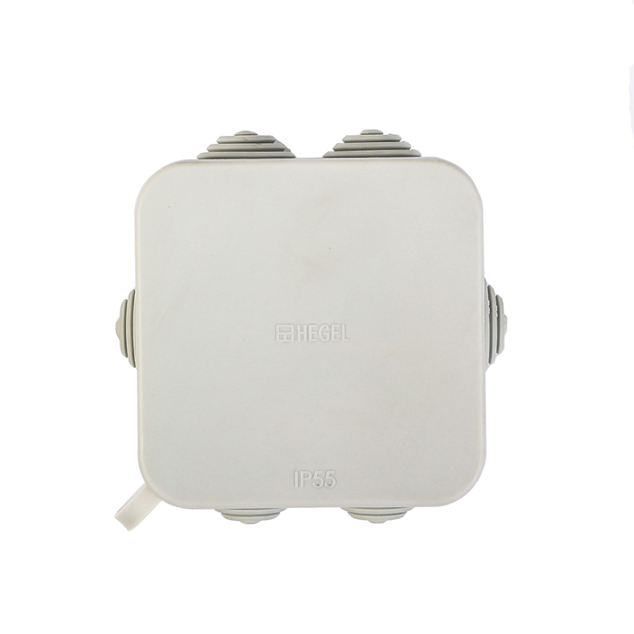 Коробка распределительная HEGEL КР2605-И, 70x70x40 мм, IP55, для открытой установки