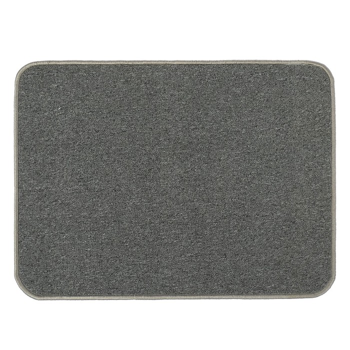 Коврик придверный Nappy, цвет серый