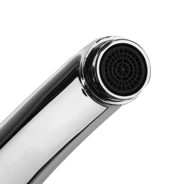 Cмеситель для кухни Accoona A4206, однорычажный, с гайкой, латунь, хром