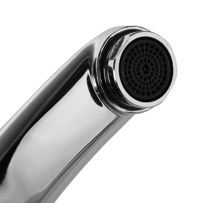 Cмеситель для кухни Accoona A4207, однорычажный, с гайкой, латунь, хром