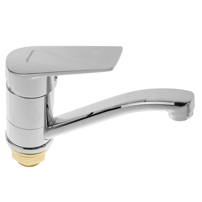 Cмеситель для кухни Accoona A4210,однорычажный, 2-режимный картридж, латунь, хром