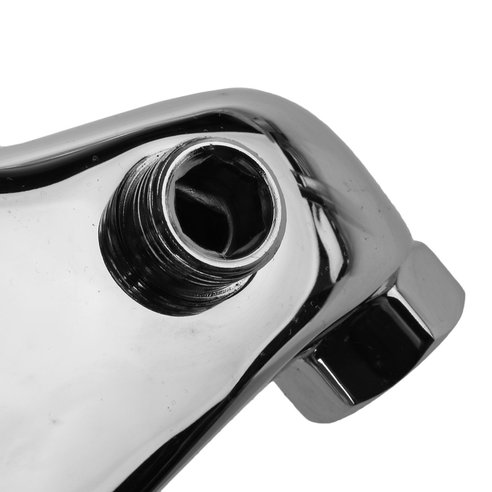 Cмеситель для ванны Accoona A6311, однорычажный, короткий излив, латунь, хром