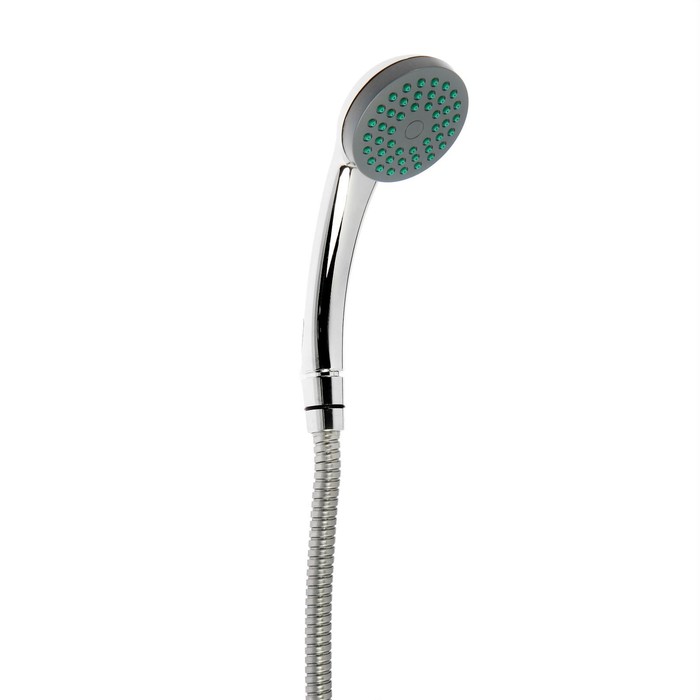 Смеситель для ванны "ЦС-СМ 15332", двухрычажный, настенный, с душевым набором, хром