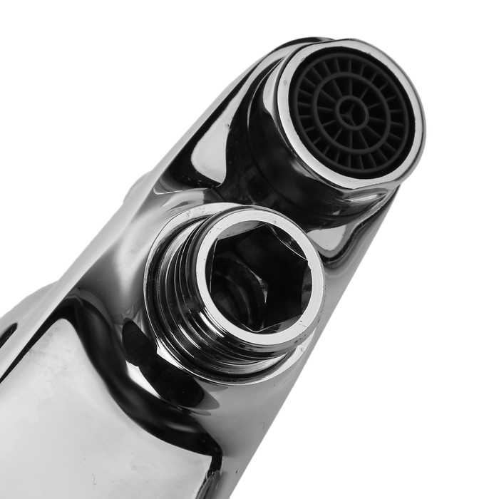 Cмеситель для ванны Accoona A6213, однорычажный, короткий излив, латунь, хром