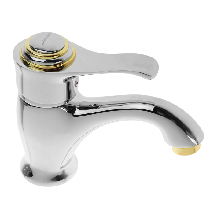 Смеситель для раковины Accoona A9015, однорычажный, латунь, хром